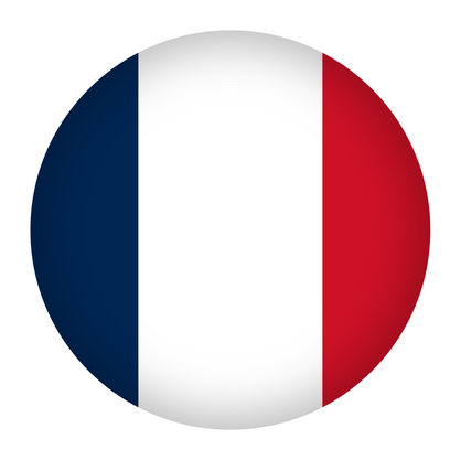 Round Flag France